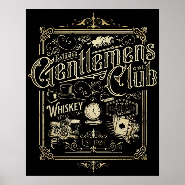 Poster Club Retro (Devant)