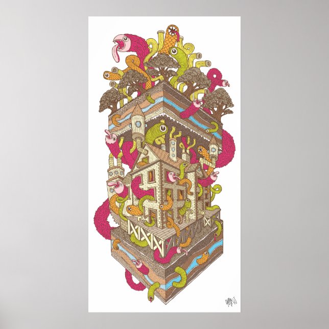 Poster Club scientifique souterrain (Devant)