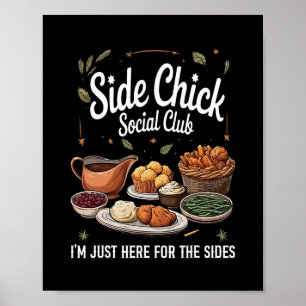 Poster Club Social de la Copine Secondaire Je Suis Juste