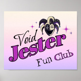 Poster Club Void Jester – Fou Rieur Chaos