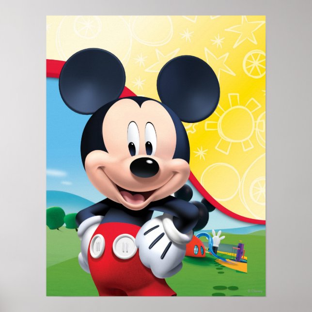Poster Clubhouse Mickey Mouse | Playhouse (Devant)