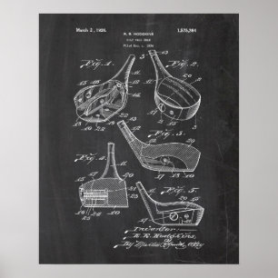 Poster Clubs de golf