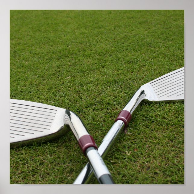 Poster Clubs de golf Imprimer (Devant)
