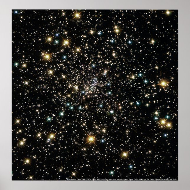 Poster Cluster mondial Star NGC 6397 (Devant)