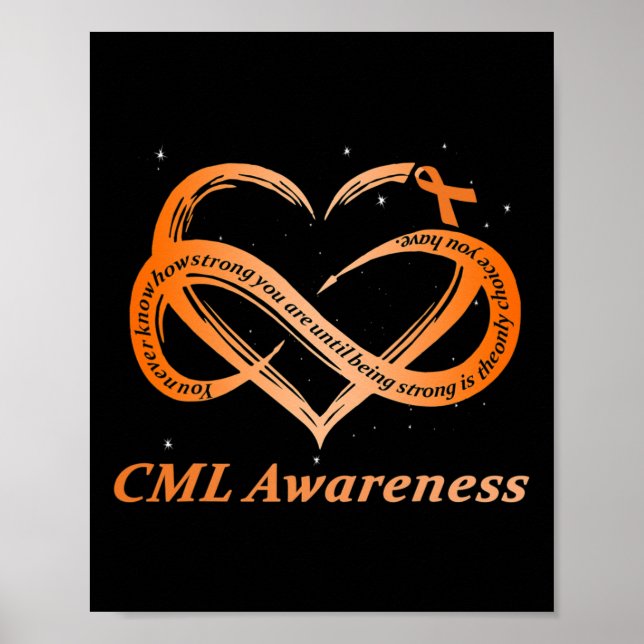 Poster CML Warrior I'm Fine Chronic Myeloid Leukemia Awar (Devant)