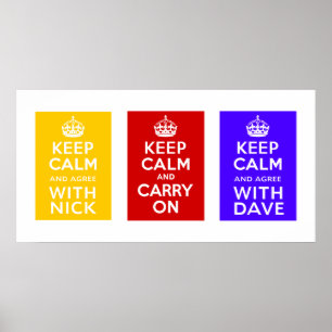 Poster Coalition Government ~ U.K