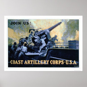 Poster Coast Artillery Corps (US02042)