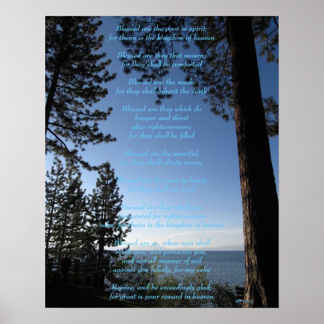 Poster--Coastal Beatitudes Poster (Front)