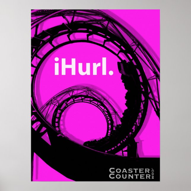Poster CoasterCounter.com Ihurl (Devant)