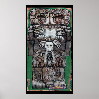 Poster coatlicite, déesse de la terre