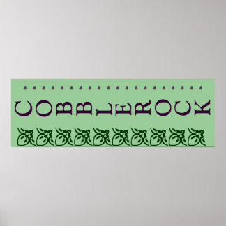 POSTER COBLEROCK SIGHN