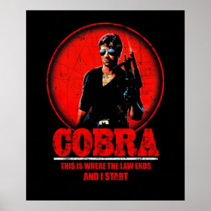 Poster Cobra Movie Retro