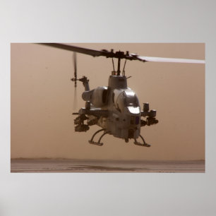 Poster Cobra superbe d'AH-1W