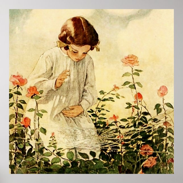 Poster Cobweb par Jessie Willcox Smith (Devant)