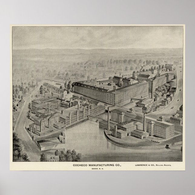 Poster Cocheco Mfg Co (Devant)