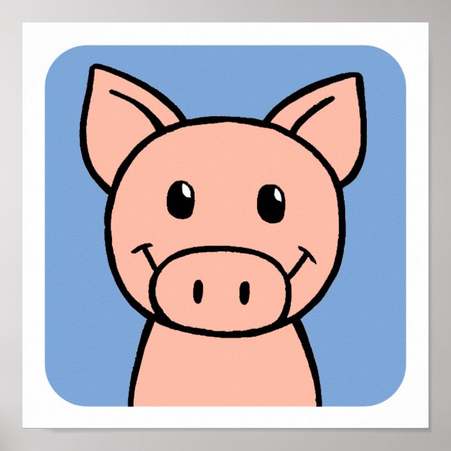 Poster Cochon (Devant)
