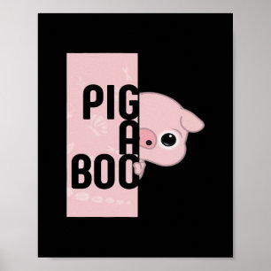 Poster Cochon A Boo