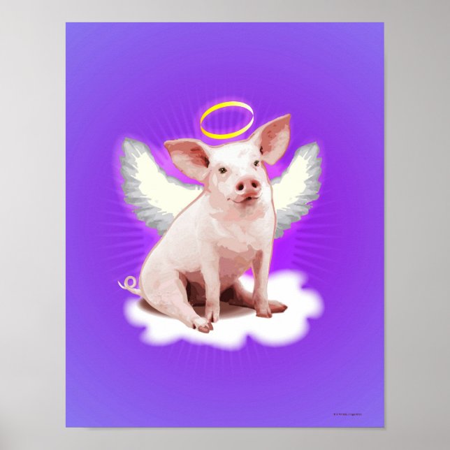 Poster Cochon d'ange (Devant)