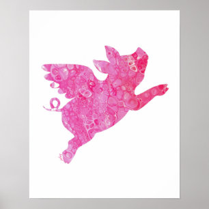 Poster Cochon Volant, Quand Les Cochons Volent, Cochon Vo