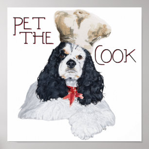 Poster Cockers américain Chef