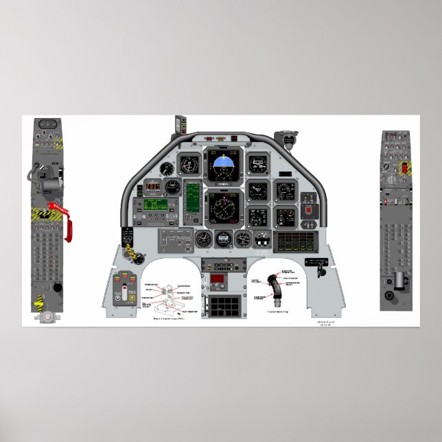 Poster cockpit t6 (Devant)