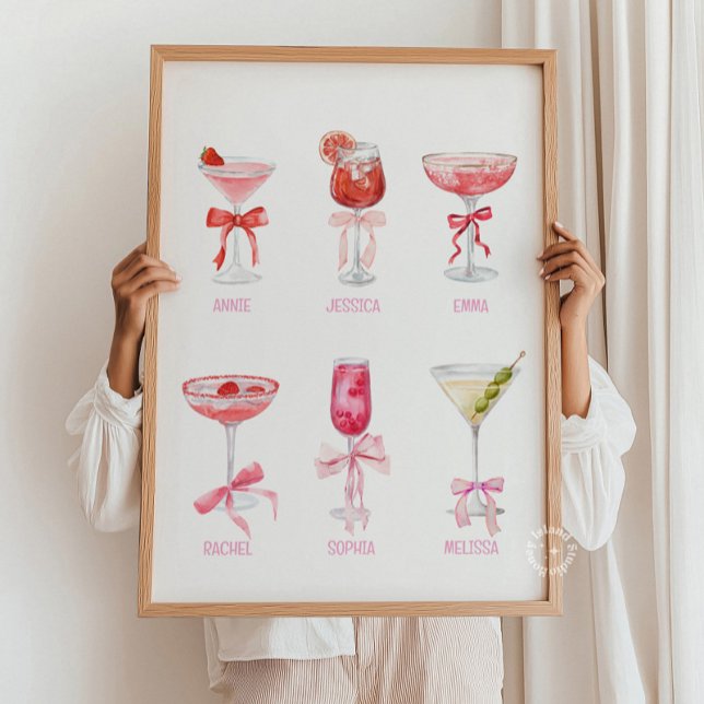Poster Cocktail à la pièce Boissons College Dorm personna (Créateur téléchargé)