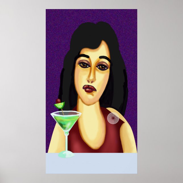 Poster Cocktail heure (Devant)