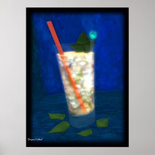 Poster Cocktail : Mint Julep