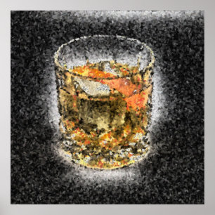 Poster Cocktail Negroni