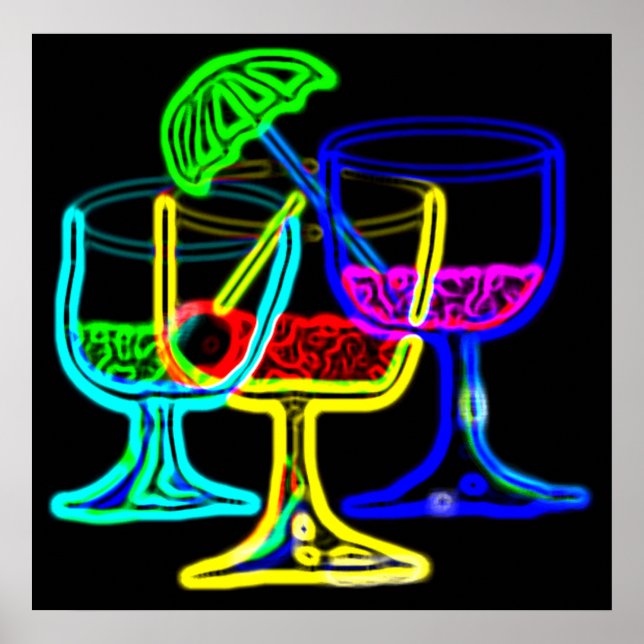 Poster Cocktail Time ! (Devant)