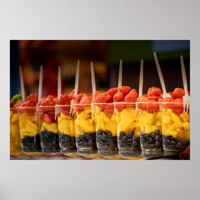 Poster Cocktails de fruits (Devant)