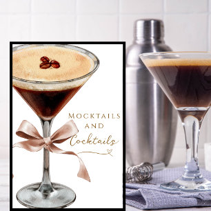 Poster Cocktails sans alcool Cocktails Martini espresso R