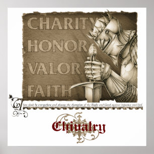Poster Code de chevalerie