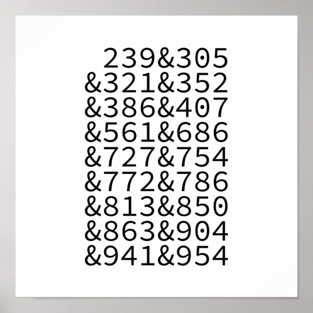 Poster Code de la Floride (Devant)