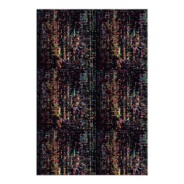 Poster code d'ordinateur écrit en smol (Devant)