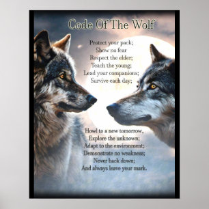 Poster Code du loup