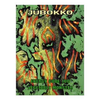 Poster Code Énergie 100 – Légume Monstrueux "Jubokko"