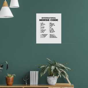 Poster Code Morse International