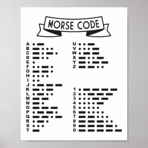 Poster Code Morse International