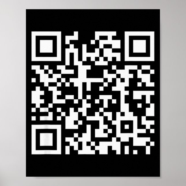 Poster Code Qr Drôle N'Était Pas Une Petite Btch Citation (Devant)