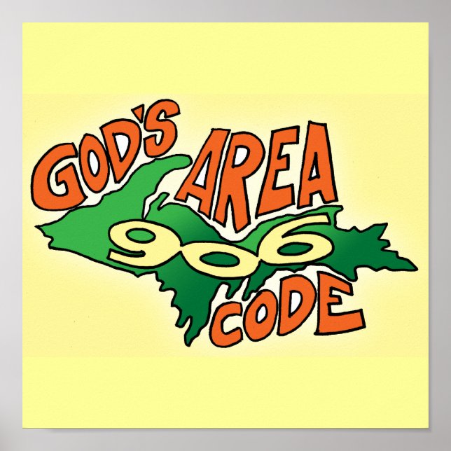 Poster Code régional de Dieu : 906 (Devant)