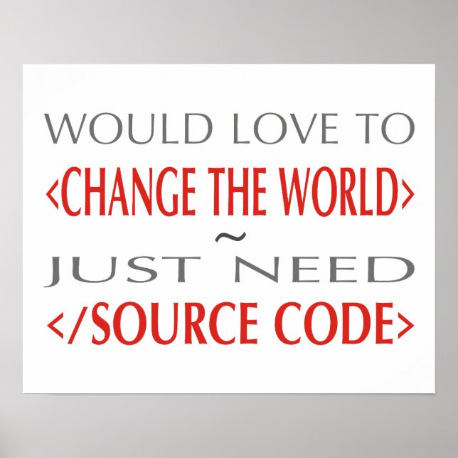 Poster Code source (Devant)