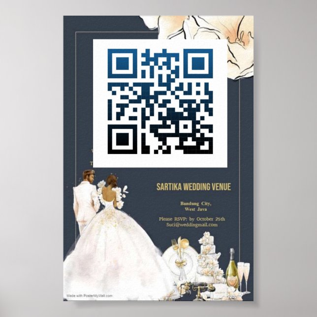 Poster Codes-barres pour cartes de vœux (Devant)