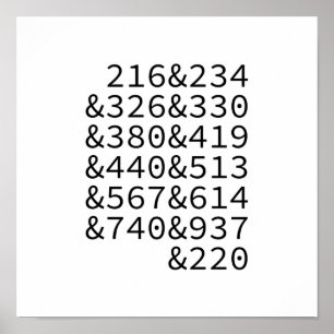 Poster Codes régionaux Ohio