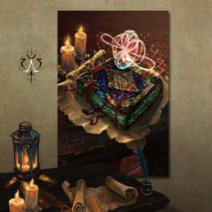 Poster Codex Akasha - art fantastique ésotérique mystique