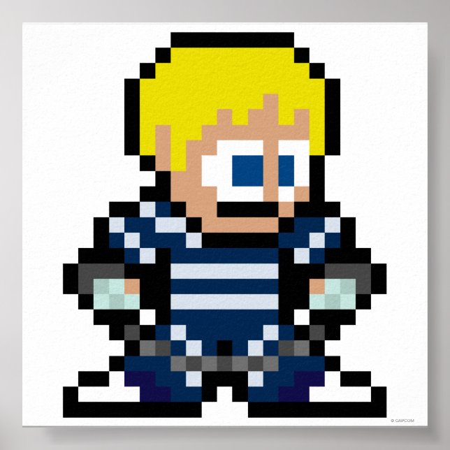 Poster Cody 8 bits (Devant)