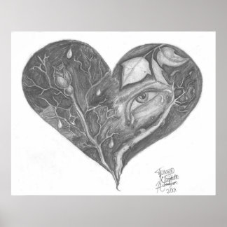 Poster Coeur brisé