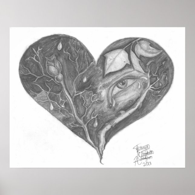 Poster Coeur brisé (Devant)