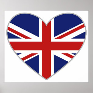 Poster Coeur britannique