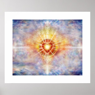 Poster Coeur céleste
